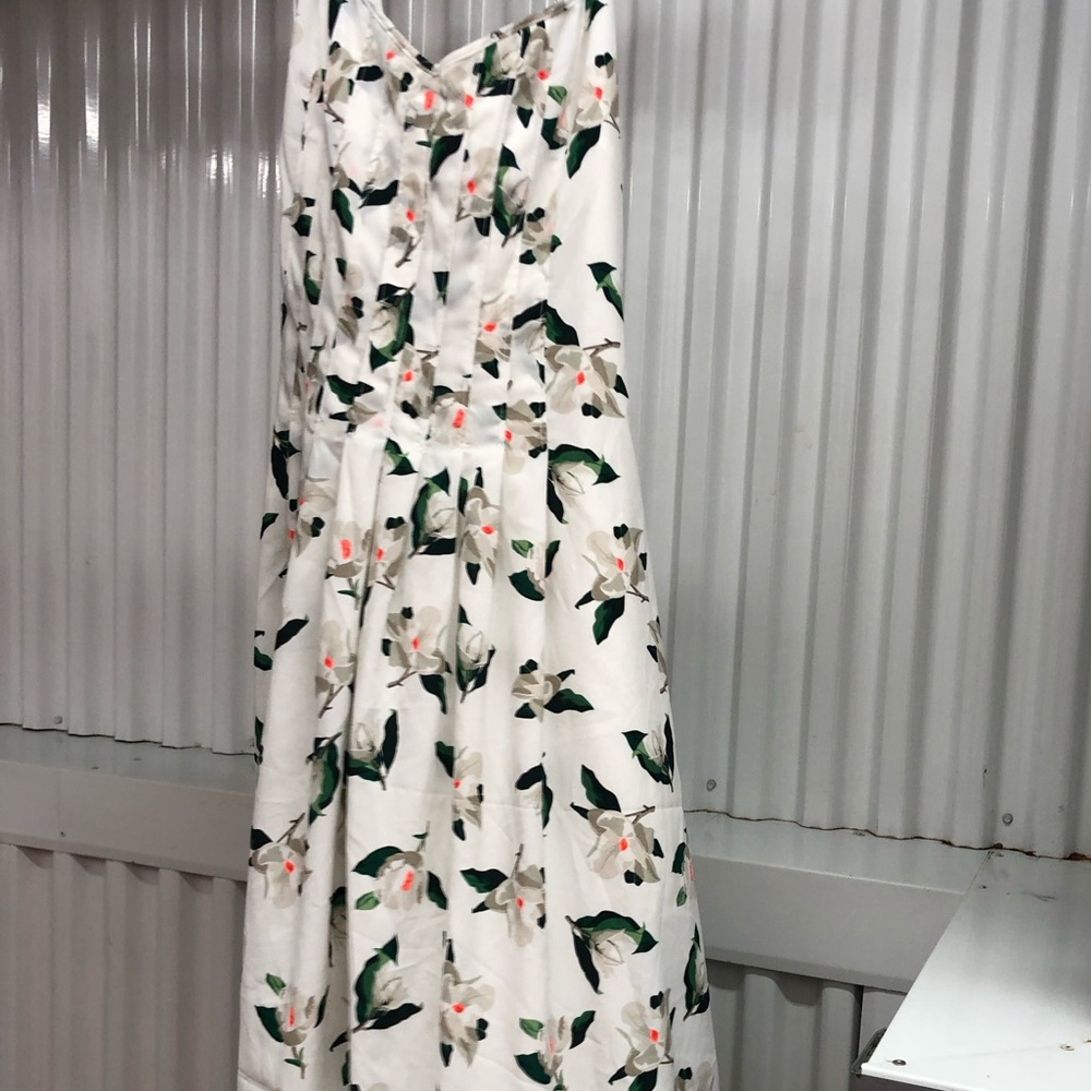 Banana Republic Factory Floral Maxi Dress Size 8 - Picture 3 of 16